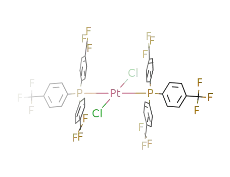 trans-dichlorobis{tris(4-(trifluoromethyl)phenyl)phosphane}platinum(II)