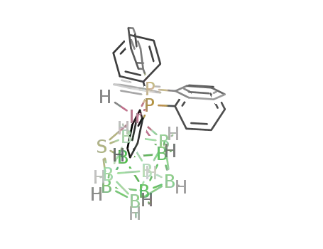 [2,2-(PPh<sub>3</sub>)2-2-H-closo-2,1-IrSB<sub>10</sub>H<sub>10</sub>]