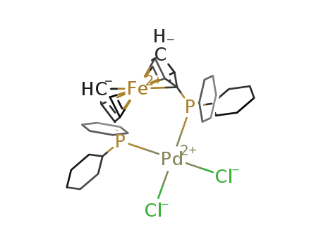 Dichloro[1,1'-bis(dicyclohexylphosphino)ferrocene]palladiuM(II), dichloroMethane adduct, 99%