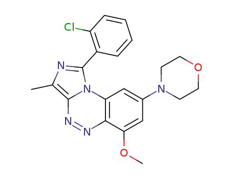1-(2-chlorophenyl)-6-methoxy-3-methyl-8-morpholin-4-ylimidazo[5,1-c][1,2,4]benzotriazine