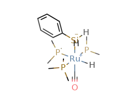 mer-(PMe<sub>3</sub>)3(CO)Ru(SiH<sub>2</sub>Ph)H