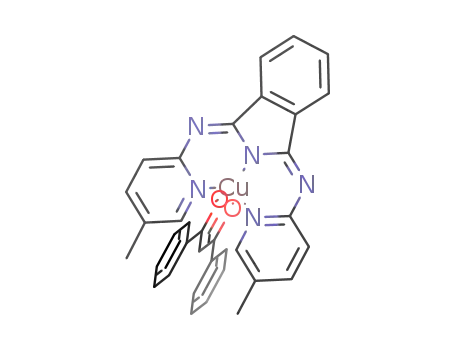 (dibenzoylmethanato)(1,3-bis((5-methyl-2-pyridyl)imino)isoindolinato)copper(II)