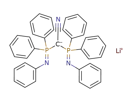 lithium[cyano-bis(N-phenylimino-diphenylphosphoranyl)methanide]