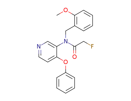 C<sub>21</sub>H<sub>19</sub>FN<sub>2</sub>O<sub>3</sub>