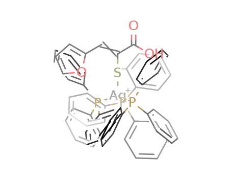 [Ag(triphenylphosphine)3(3-(2-furyl)-2-sulfanylpropenoato)]