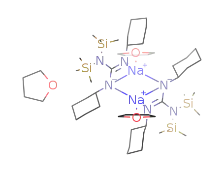 ([(Me<sub>3</sub>Si)2NC(NCy)2]Na(THF))2*THF