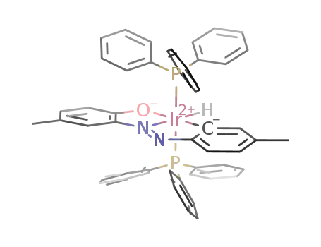 [Ir(P(C<sub>6</sub>H<sub>5</sub>)3)2(CH<sub>3</sub>C<sub>6</sub>H<sub>3</sub>N<sub>2</sub>C<sub>6</sub>H<sub>3</sub>(CH<sub>3</sub>)O)(H)]