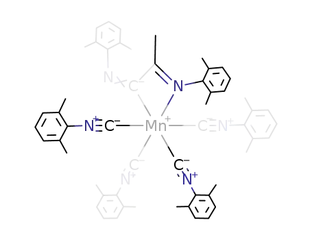 Mn(CNC<sub>6</sub>H<sub>3</sub>(CH<sub>3</sub>)2)4(C(NC<sub>6</sub>H<sub>3</sub>(CH<sub>3</sub>)2)C(CH<sub>3</sub>)N(C<sub>6</sub>H<sub>3</sub>(CH<sub>3</sub>)2))