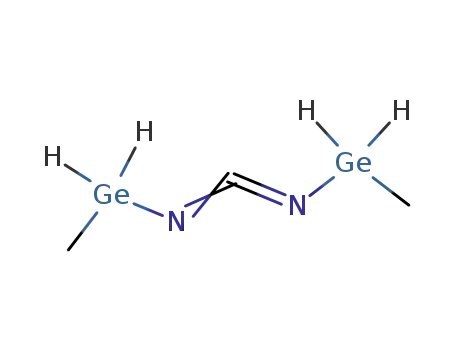 Molecular Structure of 59579-31-6 ((MeH<sub>2</sub>GeN:)2C)