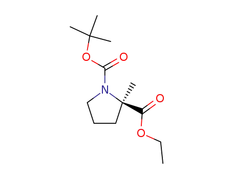 1,2-Pyrrolidinedicarboxylic acid, 2-methyl-, 1-(1,1-dimethylethyl) 2-ethyl
ester, (2R)-