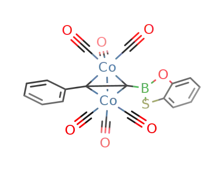 3-(1,3,2-benzothiaoxaborolyl)-4-phenyl-1,2-bis(tricarbonylcobalta)tetrahedrane