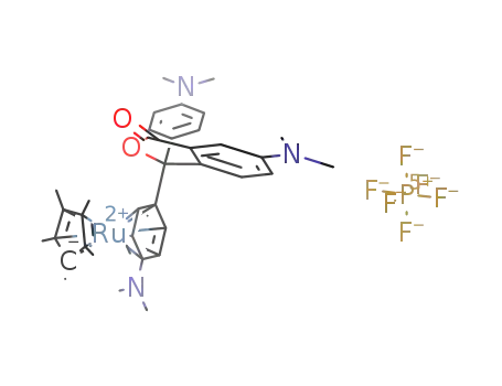 Molecular Structure of 926919-99-5 ([(η6-crystal violet lactone)RuCp*]PF6)