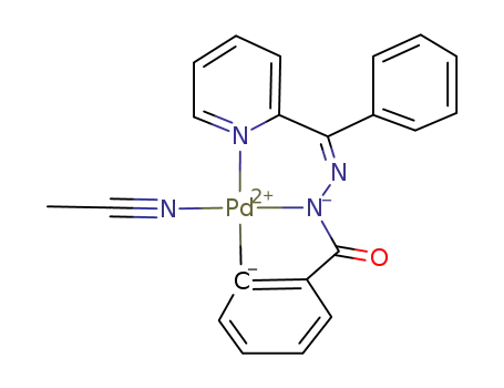 [Pd(NCCH<sub>3</sub>)(C<sub>19</sub>H<sub>13</sub>N<sub>3</sub>O)]