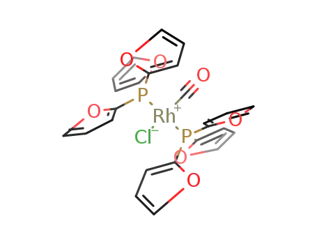 Rh(tri(2-furyl)phosphine)<SUB>2</SUB>(CO)Cl