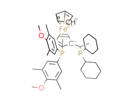 (R)-(-)-1-{(S)-2-[Bis(3,5-dimethyl-4-methoxyphenyl)phosphino]ferrocenyl}ethyldicyclohexylphosphine  Cas no.360048-63-1 98%