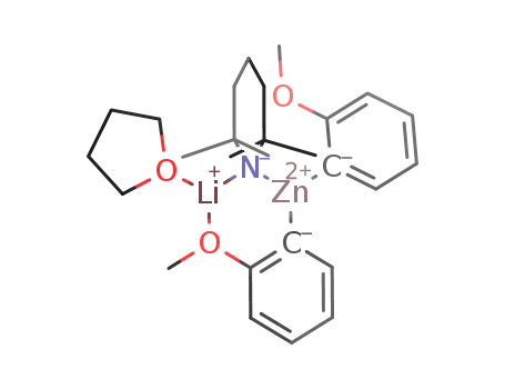 Molecular Structure of 898254-96-1 ([THF*Li(μ-TMP)(μ-o-C6H4OMw)Zn(o-C6H4OMe)])