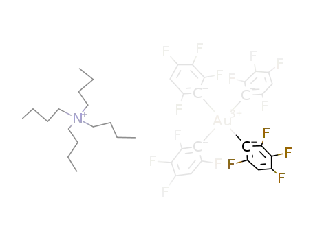 Bu<sub>4</sub>N[Au(2,3,4,6-C<sub>6</sub>F<sub>4</sub>H)4]