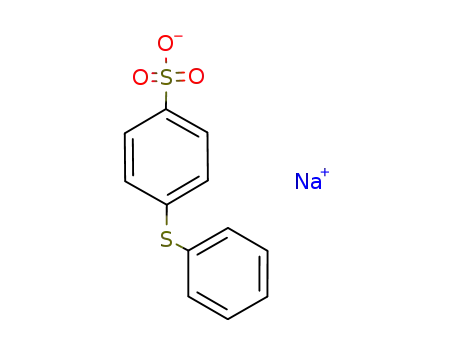 Molecular Structure of 63316-44-9 (Benzenesulfonic acid, 4-(phenylthio)-, sodium salt)