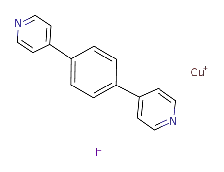 Molecular Structure of 887918-41-4 ([CuI(1,4-bis(4-pyridyl)benzene)].infin.)