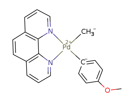 Pd(Me)(4-MeOC<sub>6</sub>H<sub>4</sub>)(1,10-phenanthroline)