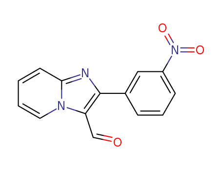 Molecular Structure of 817172-42-2 (2-(3-NITRO-PHENYL)-IMIDAZO[1,2-A]PYRIDINE-3-CARBOXALDEHYDE)