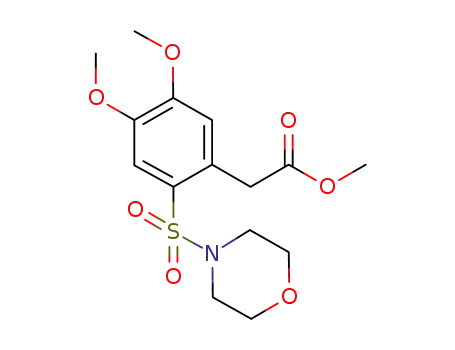 METHYL [4,5-DIMETHOXY-2-(MORPHOLINE-4-SULFONYL)-PHENYL]-ACETATE
