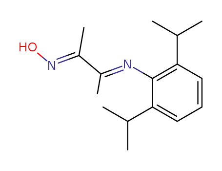 Molecular Structure of 639792-84-0 ((E,E)-2-[(2,6-diisopropylphenyl)imino]-3-(hydroxyimino)butane)