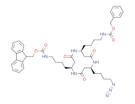 cyclo(β<sup>3</sup>-HLys(Fmoc)-β<sup>3</sup>-HLys(N<sub>3</sub>)-β<sup>3</sup>-HLys(Cbz))