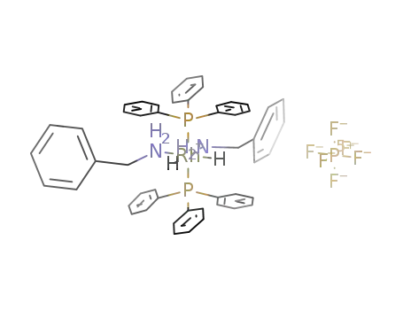 cis,trans,cis-[Rh(H)2(PPh<sub>3</sub>)2(benzylamine)2]PF<sub>6</sub>