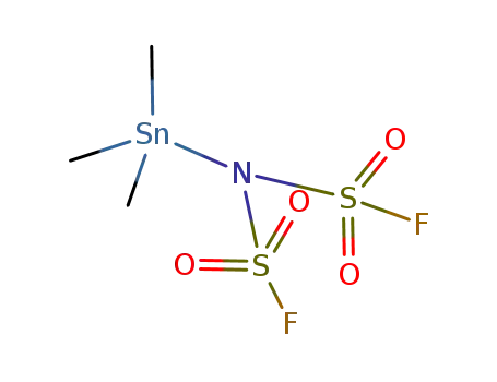 Molecular Structure of 7240-46-2 (trimethyltin(IV) di(fluorosulfonyl)amide)