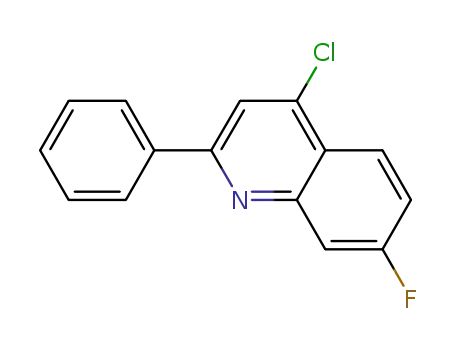 Molecular Structure of 954225-43-5 (4-Chloro-7-fluoro-2-phenylquinoline)