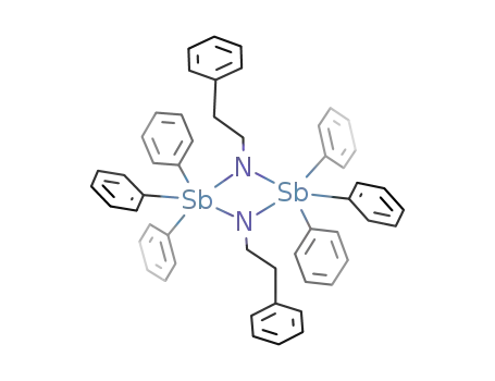 Molecular Structure of 173468-04-7 ([Ph3Sb(μ-NCH2CH2Ph)]2)