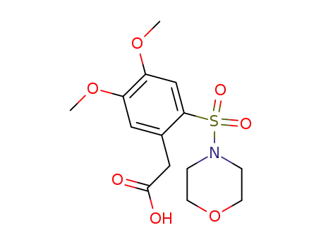 [4,5-Dimethoxy-2-(morpholine-4-sulfonyl)phenyl]acetic acid