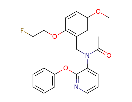 N-[2-(2-fluoroethoxy)-5-methoxybenzyl]-N-(2-phenoxypyridin-3-yl)acetamide