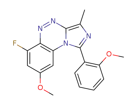 6-fluoro-8-methoxy-1-(2-methoxyphenyl)-3-methylimidazo[5,1-c][1,2,4]benzotriazine