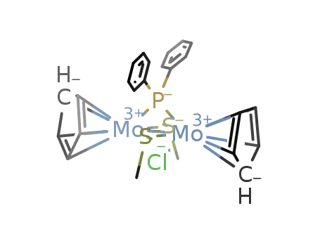 [Mo2(Cp)2(μ-SMe2)2(μ-PPh2)(μ-Cl)]