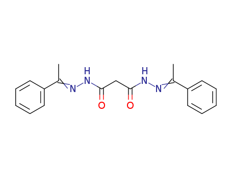 Propanedioic acid,1,3-bis[2-(1-phenylethylidene)hydrazide] cas  29816-51-1