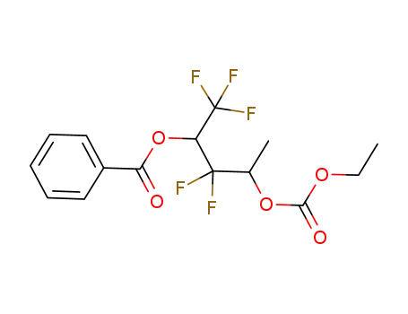 4-(benzoyloxy)-3,3,5,5,5-pentafluoropent-2-yl ethyl carbonate