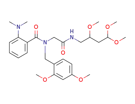 N-(2,4-dimethoxybenzyl)-2-(dimethylamino)-N-(2-oxo-2-((2,4,4-trimethoxybutyl)amino)ethyl)benzamide