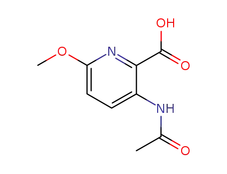 3-acetylaMino-6-Methoxy-pyridine-2-carboxylic acid