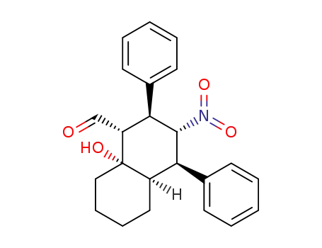 (1R,2S,3R,4R,4aR,8aS)-8a-hydroxy-3-nitro-2,4-diphenyldecahydronaphthalene-1-carbaldehyde
