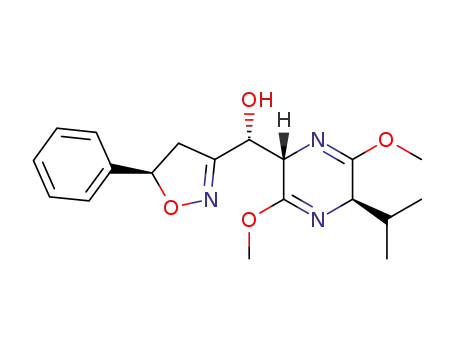 (R)-[(2S,5R)-5-isopropyl-3,6-dimethoxy-2,5-dihydropyrazin-2-yl]-[(5R)-5-phenyl-4,5-dihydroisoxazol-3-yl]-methanol