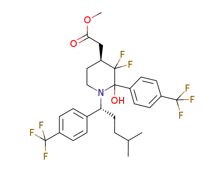 C<sub>28</sub>H<sub>31</sub>F<sub>8</sub>NO<sub>3</sub>