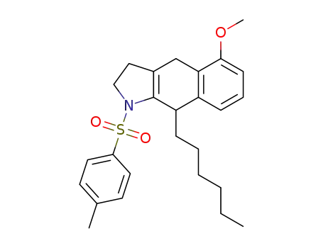 9-hexyl-5-methoxy-1-tosyl-2,3,4,9-tetrahydro-1H-benzo[f]indole
