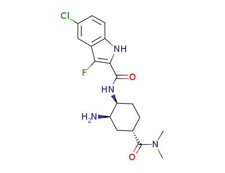 Molecular Structure of 1295297-92-5 (C<sub>18</sub>H<sub>22</sub>ClFN<sub>4</sub>O<sub>2</sub>)