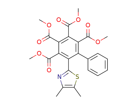 tetramethyl 6-(4,5-dimethyl-1,3-thiazol-2-yl)biphenyl-2,3,4,5-tetracarboxylate