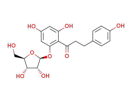 3-(4-hydroxyphenyl)-2',4',6'-trihydroxypropiophenone 2'-O-β-D-ribofuranoside