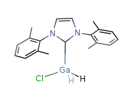 [(1,3-bis(2,6-dimethylphenyl)imidazol-2-ylidene)GaH<sub>2</sub>Cl]