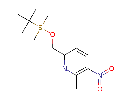 6-((tert-butyldimethylsilyloxy)methyl)-2-methyl-3-nitropyridine