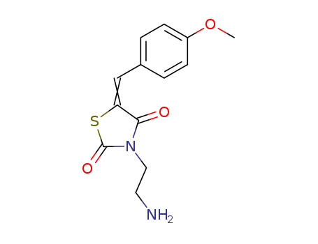 2, 4-Thiazolidinedione, 3-(2-aminoethyl)-5-[(4-methoxyphenyl)methylene]-